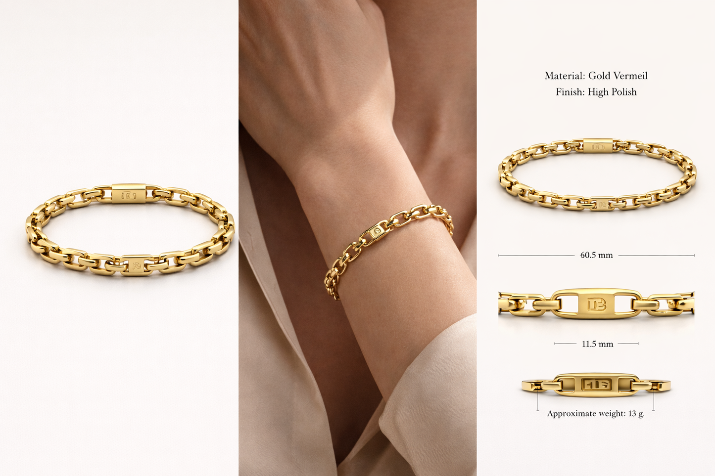LÉGENDE Chain Bracelet - Gold Vermeil