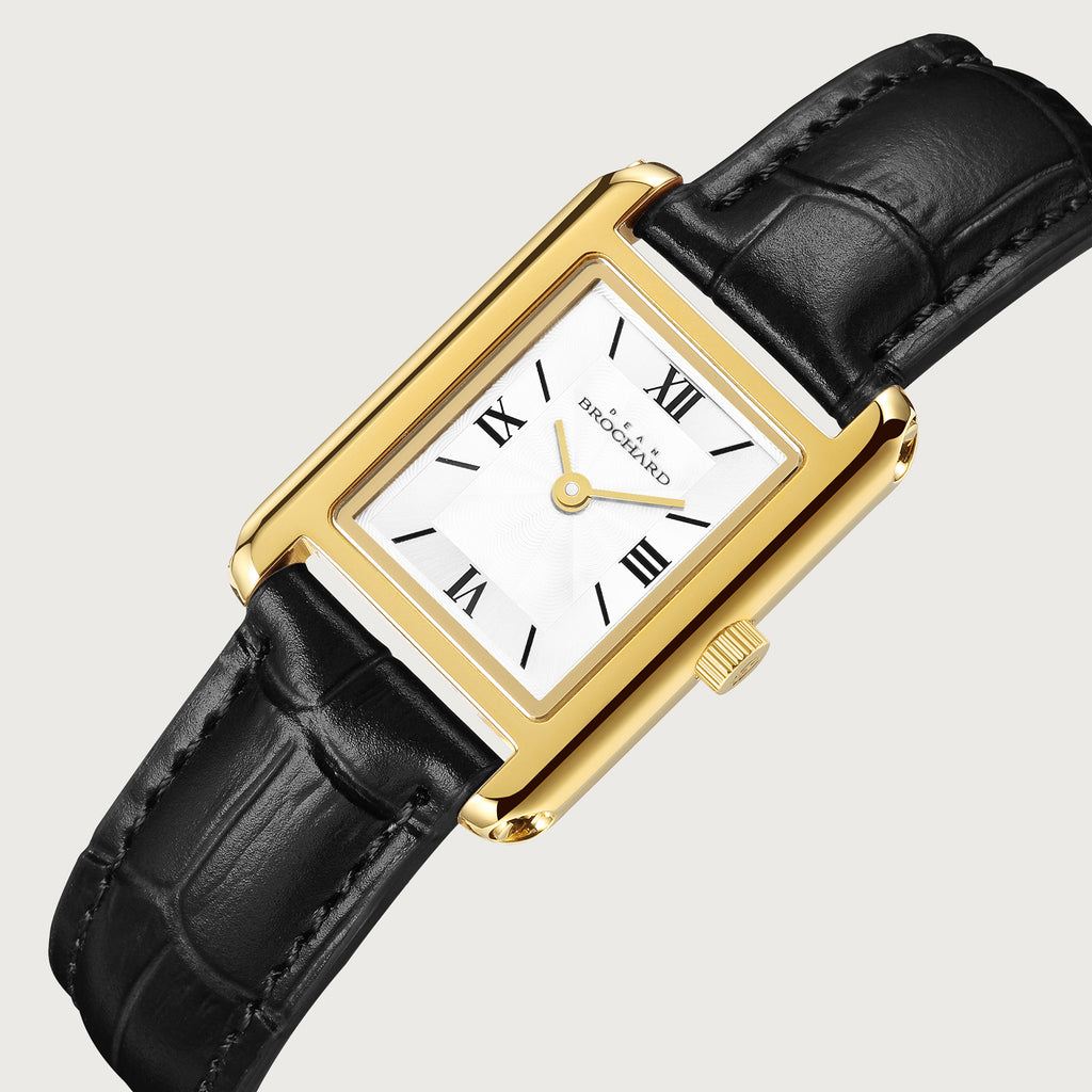 LUEUR CLASSIQUE GOLD 23MM WITH MYSTERIEUX STRAP