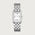 LUEUR CLASSIQUE SILVER 26MM WITH CIEL SILVER