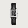 LUEUR CLASSIQUE  ETOILES SILVER 23MM WITH MYSTERIEUX BLACK CROCO