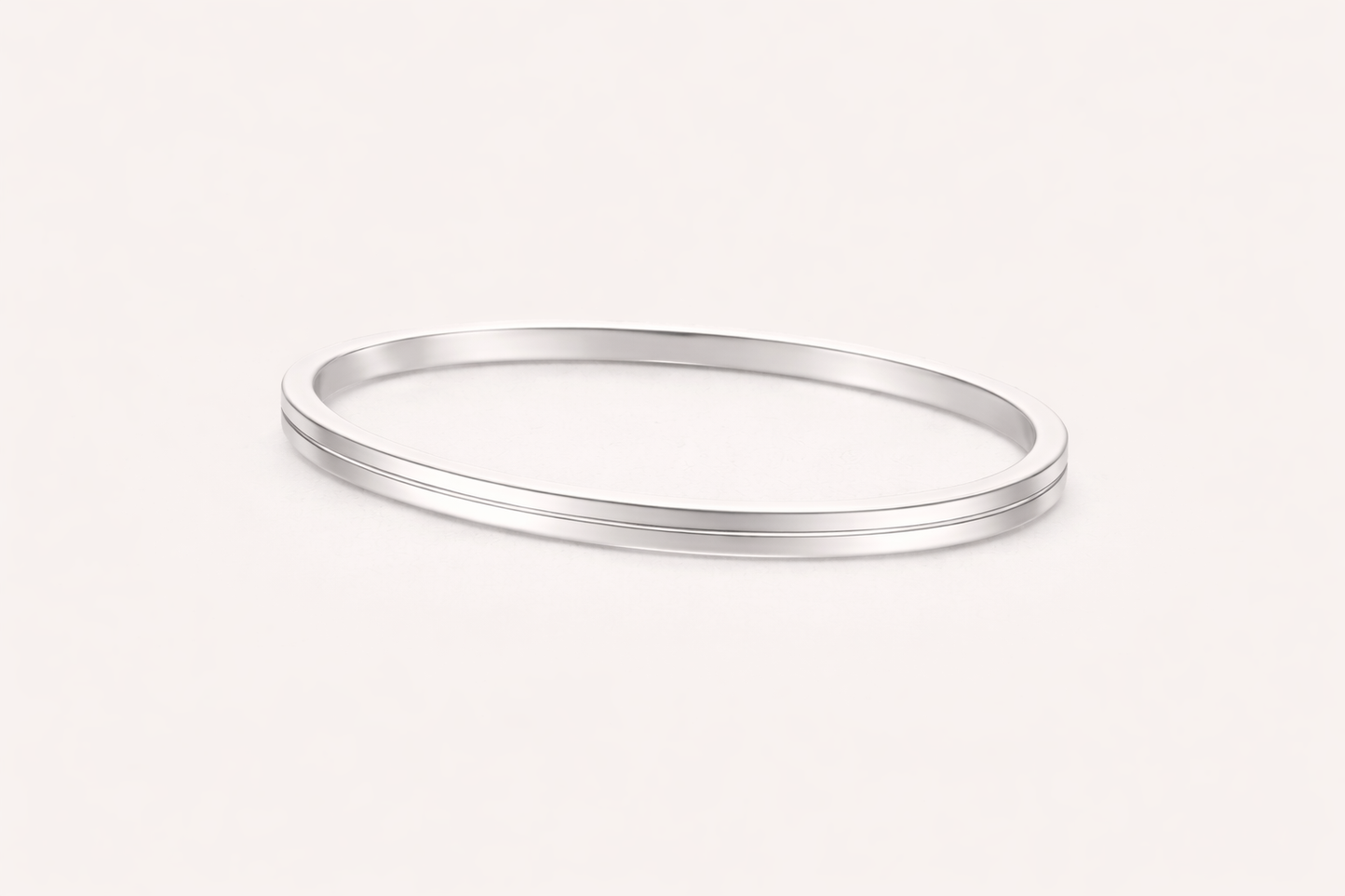 LUEUR Closed Bangle - Stainless Steel