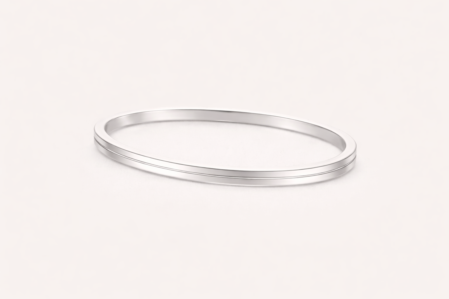 LUEUR Closed Bangle - Stainless Steel