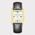 REVEUSE CLASSIQUE GOLD 26MM WITH MYSTERIEUX BLACK CROCO
