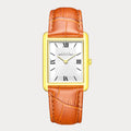 REVEUSE CLASSIQUE GOLD 26MM WITH SAVOUREUX LIGHT BROWN CROCO