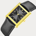 REVEUSE LEGENDE GOLD 23MM WITH SEDUISANT BLACK PLAIN