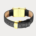 REVEUSE LEGENDE GOLD 23MM WITH SEDUISANT BLACK PLAIN