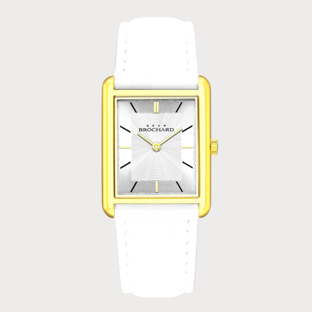 REVEUSE LEGENDE GOLD 23MM WITH AGREABLE WHITE PLAIN