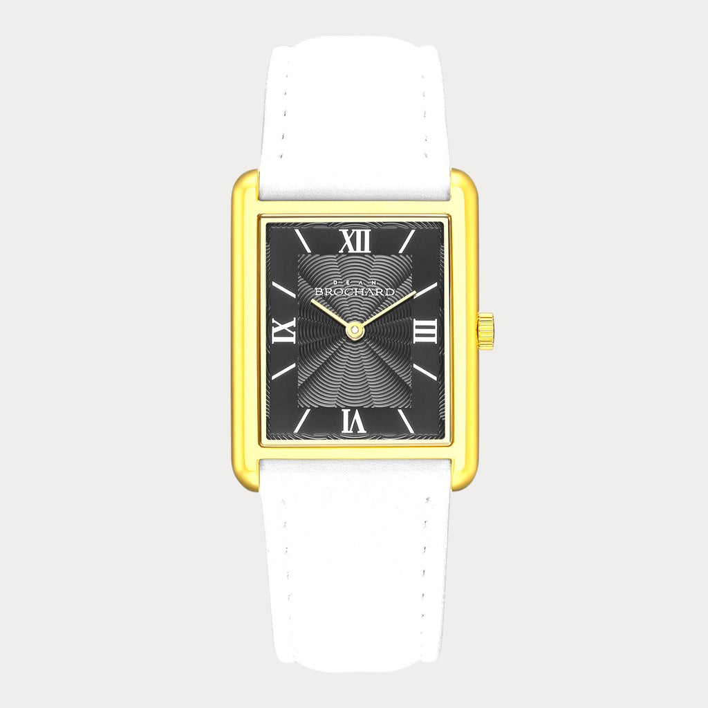 REVEUSE CLASSIQUE GOLD 23MM WITH AGREABLE WHITE PLAIN