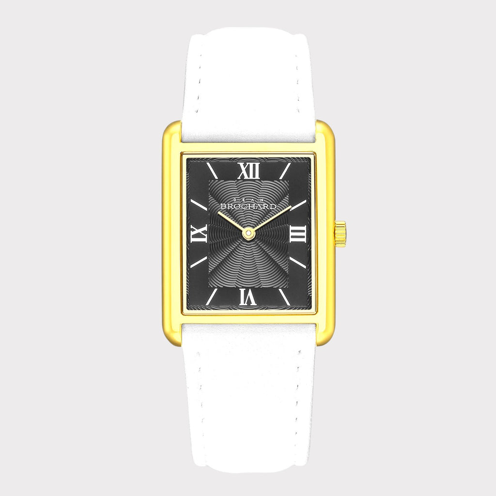 REVEUSE CLASSIQUE GOLD 26MM WITH AGREABLE WHITE PLAIN