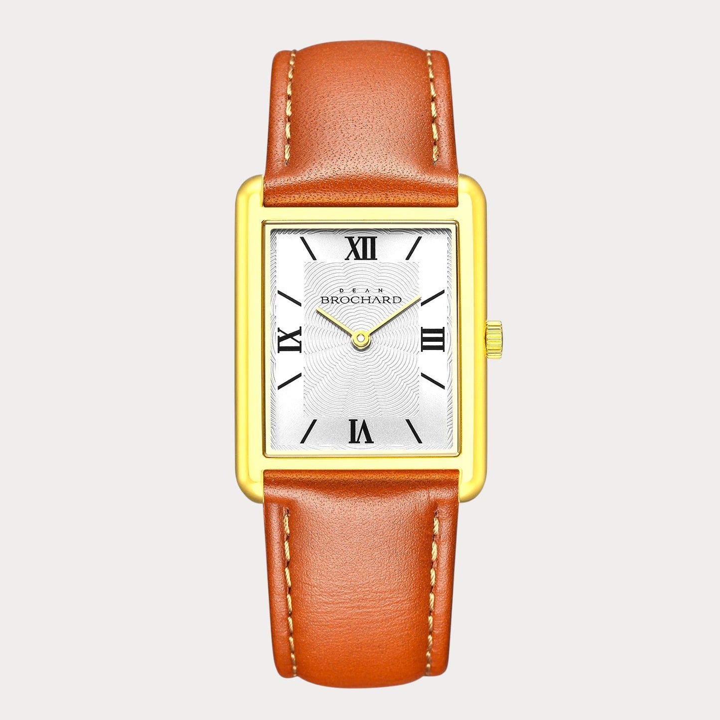REVEUSE CLASSIQUE GOLD 26MM WITH SOPHISTIQUE LIGHT BROWN PLAIN