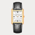 REVEUSE  CLASSIQUE ROSE GOLD 23MM WITH MYSTERIEUX BLACK CROCO