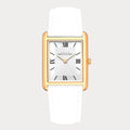 REVEUSE CLASSIQUE ROSE GOLD 23MM WITH AGREABLE WHITE PLAIN