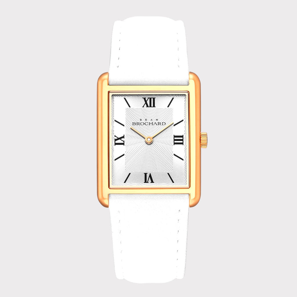REVEUSE CLASSIQUE ROSE GOLD 26MM WITH AGREABLE WHITE PLAIN