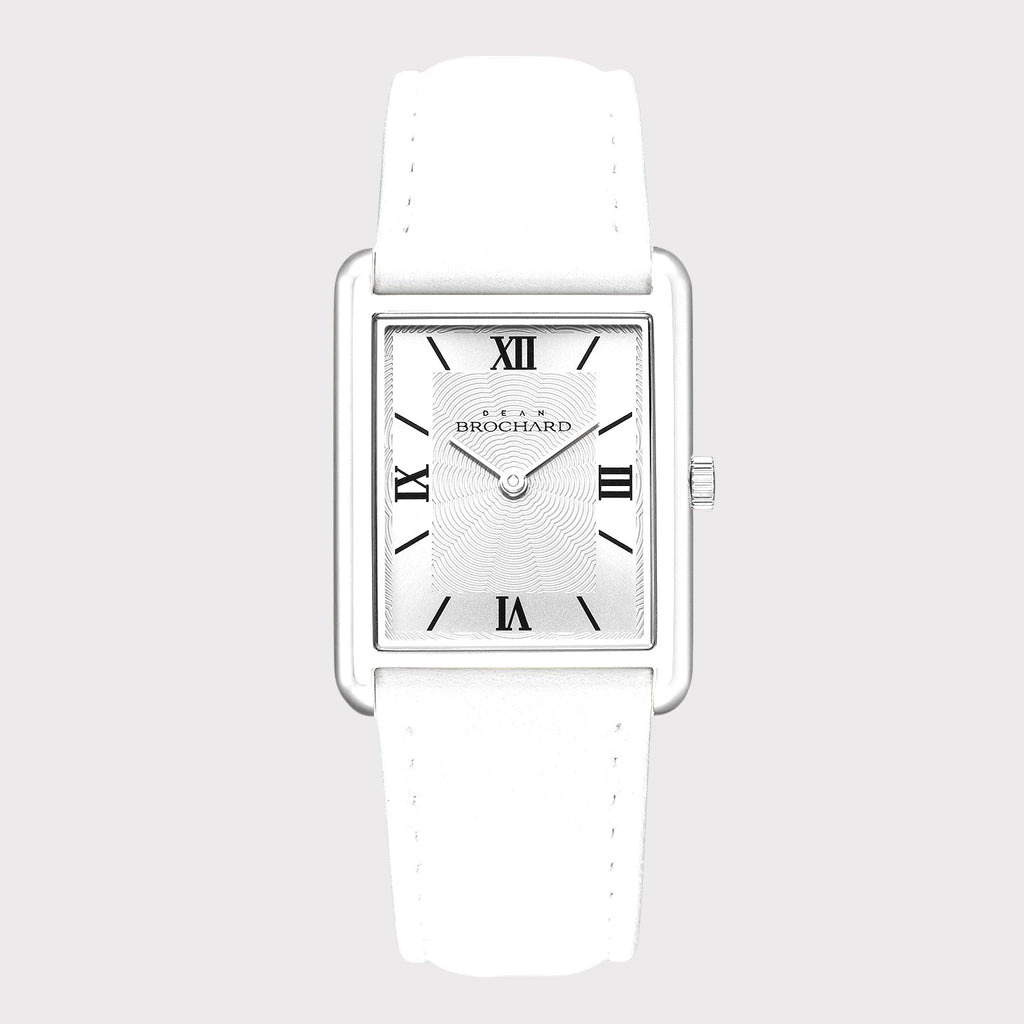 REVEUSE CLASSIQUE SILVER 23MM WITH AGREABLE WHITE PLAIN