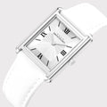 REVEUSE CLASSIQUE SILVER 23MM WITH AGREABLE WHITE PLAIN