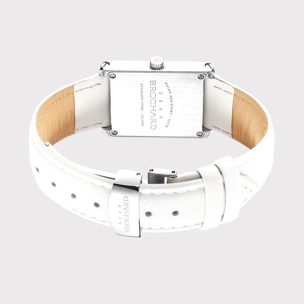 REVEUSE CLASSIQUE SILVER 23MM WITH AGREABLE WHITE PLAIN
