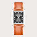 REVEUSE LEGENDE SILVER 23MM WITH SOPHISTIQUE LIGHT BROWN PLAIN