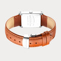 REVEUSE LEGENDE SILVER 26MM WITH SOPHISTIQUE LIGHT BROWN PLAIN