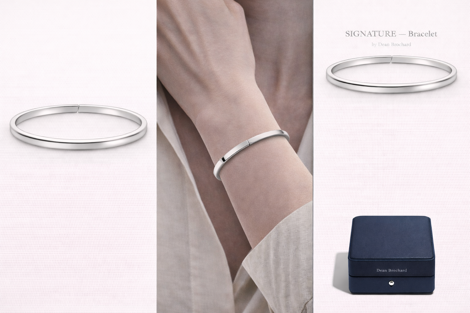 SIGNATURE Rounded Cuff - Stainless Steel