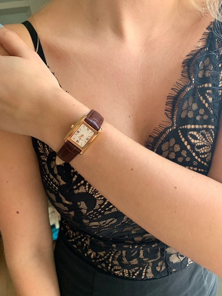 LUEUR CLASSIQUE GOLD 23MM WITH TENTANT STRAP
