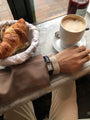 LUEUR CLASSIQUE GOLD 23MM WITH MYSTERIEUX STRAP