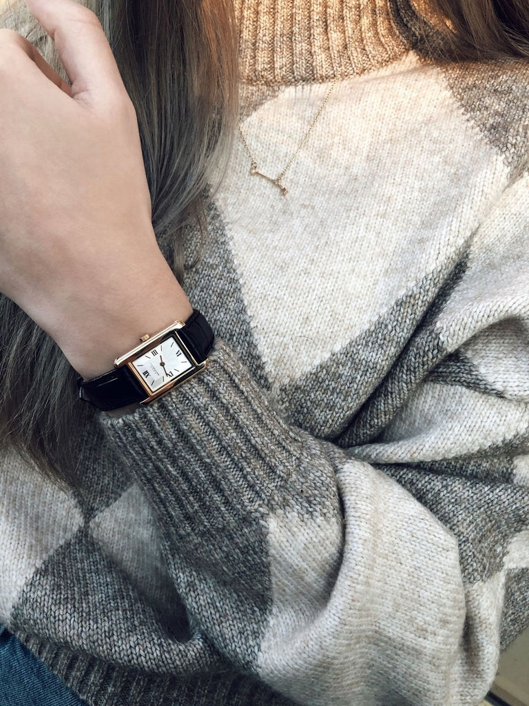 LUEUR CLASSIQUE GOLD 23MM WITH MYSTERIEUX STRAP
