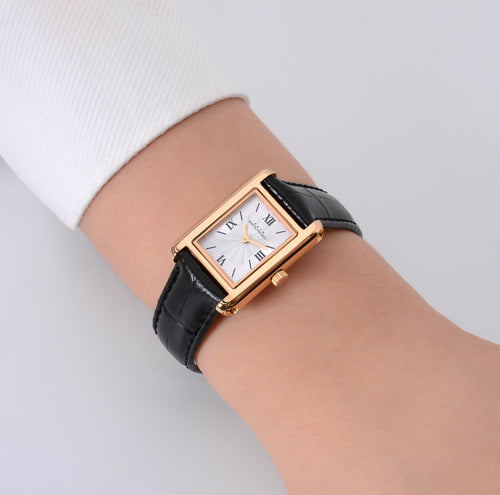 LUEUR CLASSIQUE GOLD 23MM WITH MYSTERIEUX STRAP