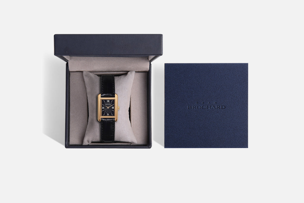LUEUR CLASSIQUE GOLD 23MM WITH MYSTERIEUX STRAP