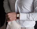LUEUR CLASSIQUE GOLD 31MM WITH TENTANT STRAP